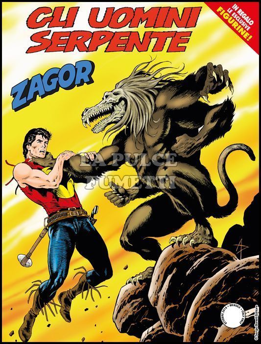 ZENITH #   690 - ZAGOR 639: GLI UOMINI SERPENTE + FIGURINE 11 ( DI 22 )